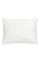 Matouk Basket Weave Cotton Sateen Boudoir Sham in Bone at Nordstrom