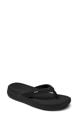 Reef Cushion Cloud Platform Flip Flop Black at Nordstrom,