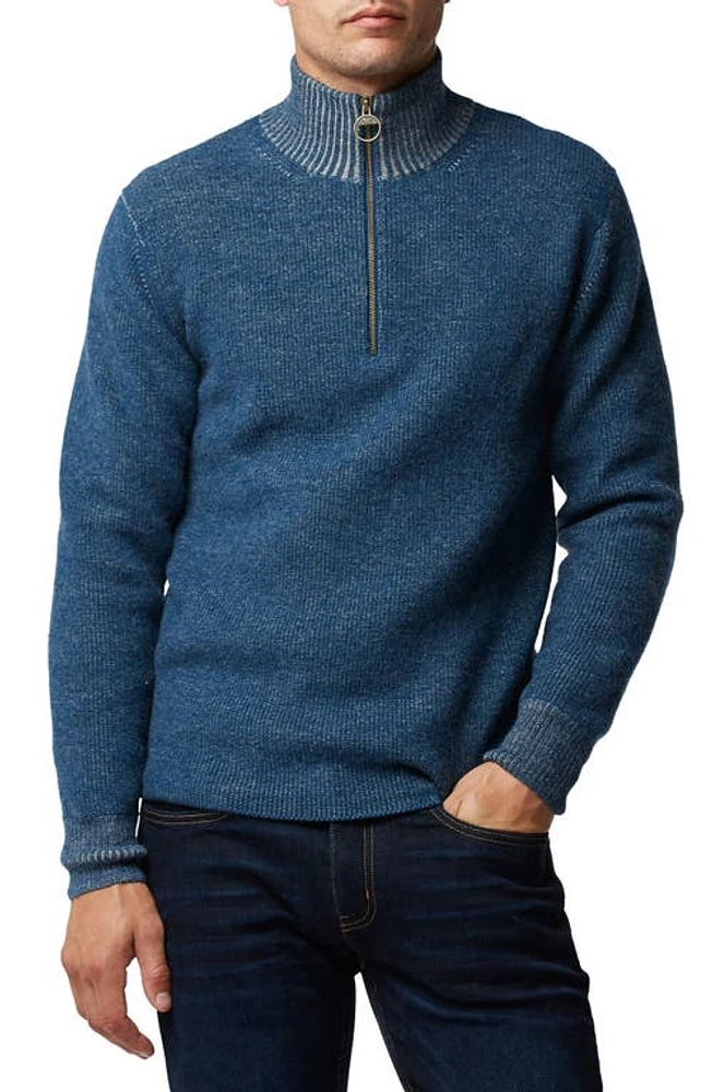 Rodd & Gunn Cosair Bay Half Zip Wool & Alpaca Sweater in Ultramarine at Nordstrom, Size X-Large