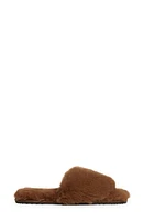 Apparis Diana Faux Fur Slide Slipper in Camel at Nordstrom, Size 11 M