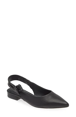 KOKO + PALENKI Understated Slingback Pointed Toe Flat Leather at Nordstrom,