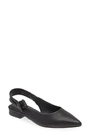 KOKO + PALENKI Understated Slingback Pointed Toe Flat Leather at Nordstrom,