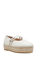 Steve Madden Brinn Mary Jane Platform Espadrille Leather at Nordstrom,