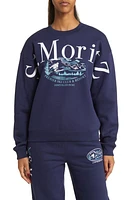 CONEY ISLAND PICNIC St. Moritz Graphic Sweatshirt Peacoat at Nordstrom,