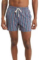 Fair Harbor The Bungalow Swim Trunks Sailing Stripe at Nordstrom,