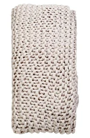 Pom Pom at Home Finn Chunky Knit Throw Blanket in Taupe at Nordstrom