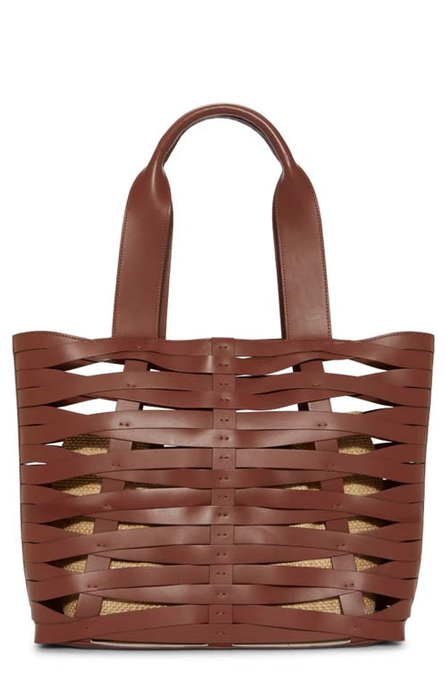 Vince Camuto Cecil Tote Bag in Saddle Cow Oregon at Nordstrom