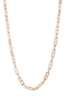 SHYMI Bar Paper Clip Chain Necklace in Gold at Nordstrom