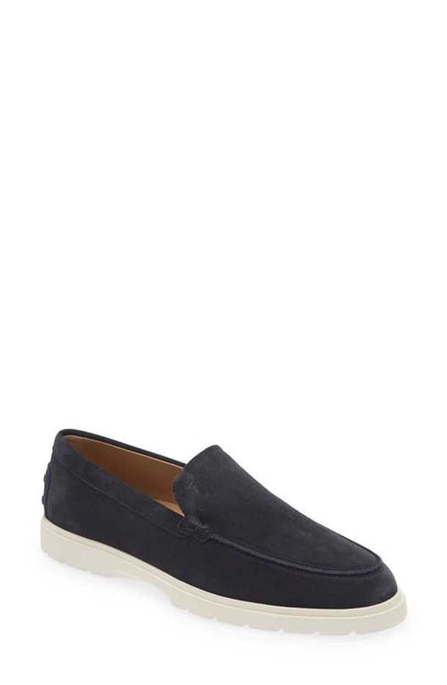 Tod's Suede Loafer Blue at Nordstrom,