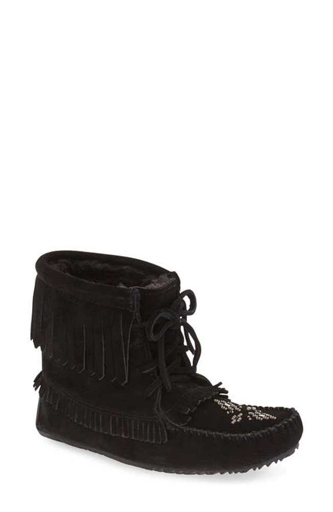 Manitobah Mukluks 'Harvester' Moccasin Black Suede at Nordstrom,