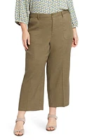 NYDJ Utility Wide Leg Capri Linen Blend Pants at Nordstrom,