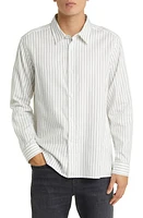 FRAME Classic Fit Stripe Cotton Button-Up Shirt at Nordstrom,