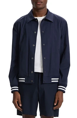 Theory Varsity Bomber Jacket Navy at Nordstrom,