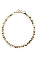 Jennifer Zeuner Francesca Collar Necklace in Yellow Gold at Nordstrom