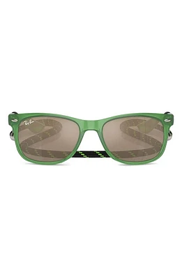 Ray-Ban Kids' Junior Wayfarer 47mm Square Sunglasses in Opal Green at Nordstrom