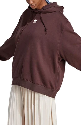 adidas Originals Oversize Hoodie Shadow Brown at Nordstrom,