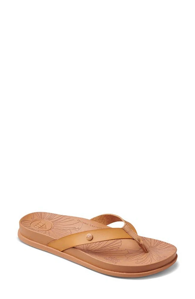 Reef Cushion Porto Cruz Flip Flop Natural at Nordstrom,