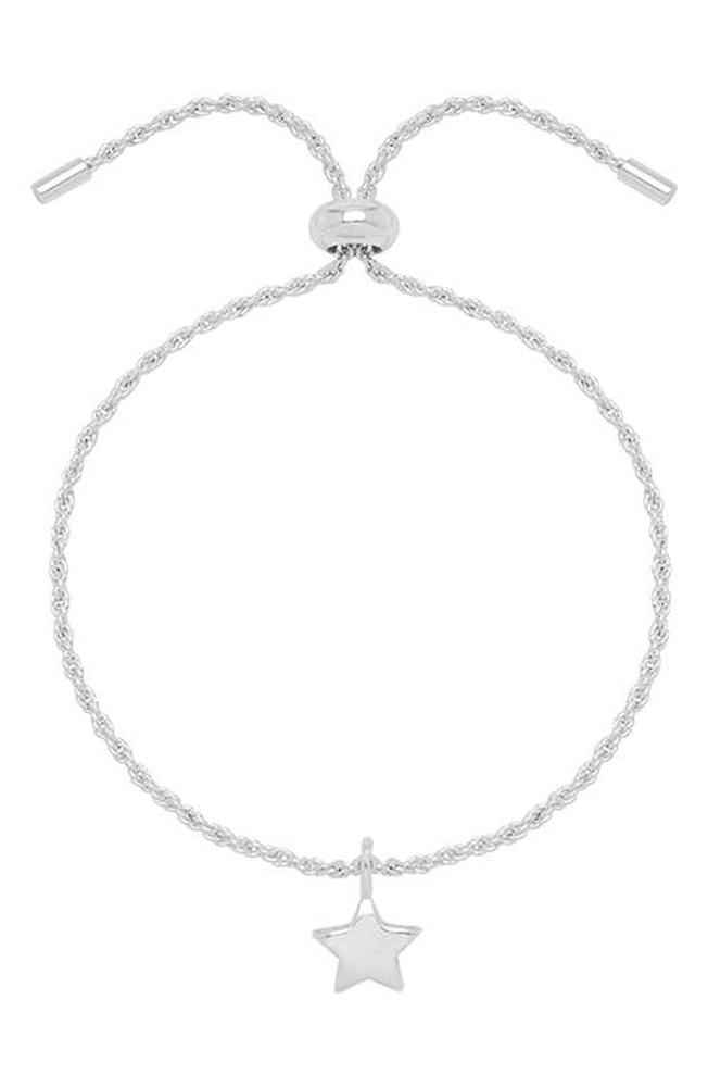 Estella Bartlett Amelia Star Charm Bracelet in Silver at Nordstrom