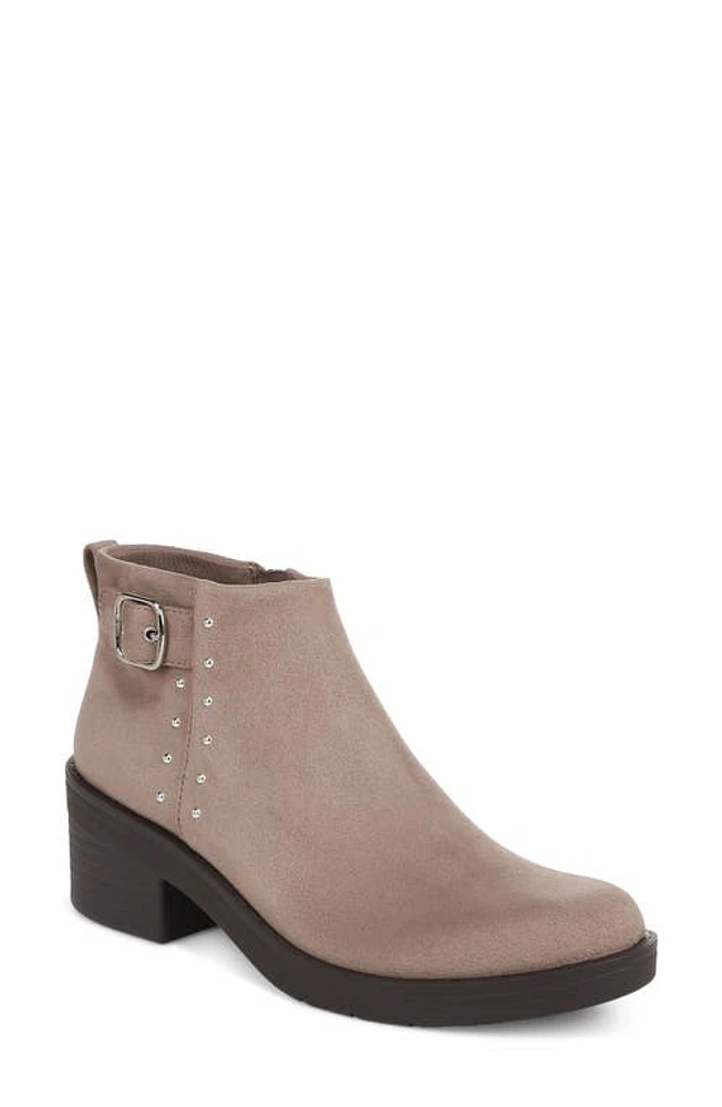 BZees Other Half Studded Block Heel Bootie Latte at Nordstrom,