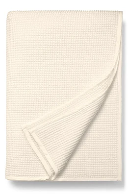 Boll & Branch Waffle Organic Cotton Blanket in Natural at Nordstrom