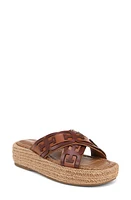 Sam Edelman Pria Espadrille Platform Wedge Slide Sandal Rich Cognac /Maple Bourbon at Nordstrom,