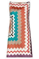 Missoni Chevron Strapless Knit Dress in Multi at Nordstrom, Size 2 Us