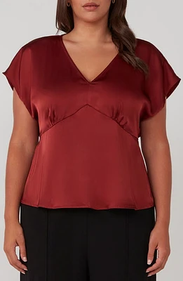 Estelle Retreat Satin Top at Nordstrom,