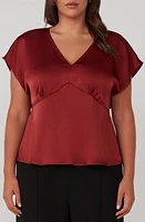 Estelle Retreat Satin Top at Nordstrom,