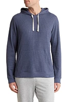 Rhone Waffle Knit Cotton Blend Hoodie Navy Heather at Nordstrom,