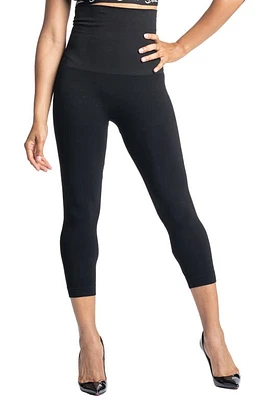 Preggo Leggings Snapback High Waist Crop Postpartum Black at Nordstrom,