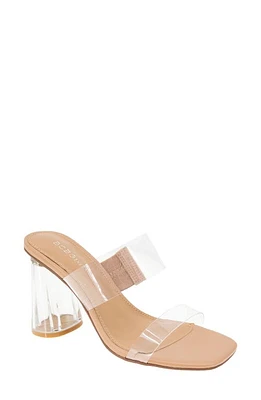 bcbg Parisa Slide Sandal Clear-Tan at Nordstrom,