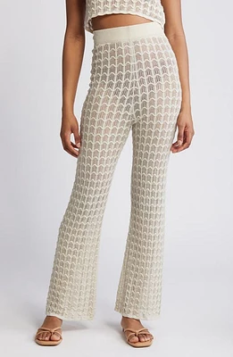 Rip Curl Santorini Sun Pointelle Stitch Sweater Pants at Nordstrom,