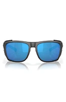 Costa Del Mar King Tide 6 58mm Polarized Rectangular Sunglasses in Blue at Nordstrom