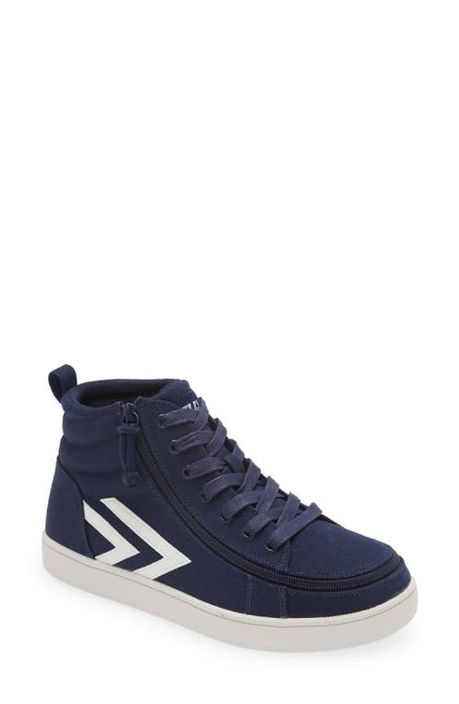 BILLY Footwear CS High Top Sneaker Navy/White at Nordstrom,