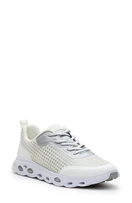 ara Montclair Sneaker White Silver at Nordstrom,