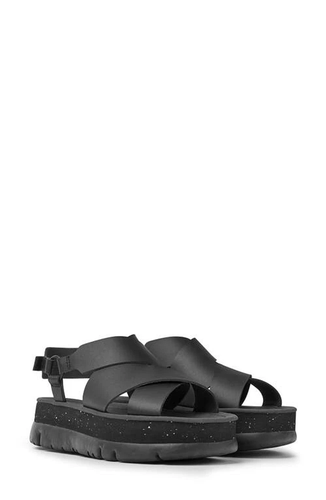 Camper Oruga Up Sandal Black at Nordstrom,