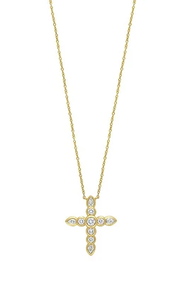 Bony Levy Monaco Diamond Cross Pendant Necklace in 18K Yellow Gold at Nordstrom