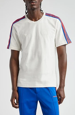 ADIDAS x Wales Bonner Set-In Cotton T-Shirt Chalk White at Nordstrom,