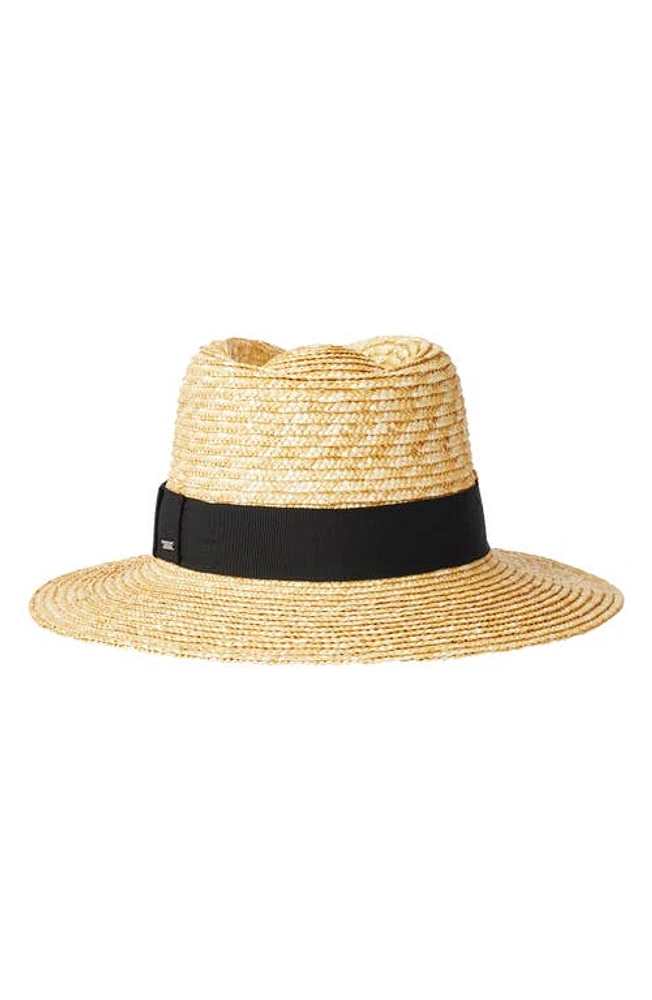 Brixton Joanna Straw Fedora Honey at Nordstrom,