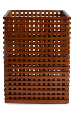 Kassatex Osaka Wastebasket in Medium Brown at Nordstrom