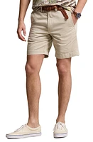 Polo Ralph Lauren Flat Front Cotton Twill Chino Shorts Classic Stone at Nordstrom,