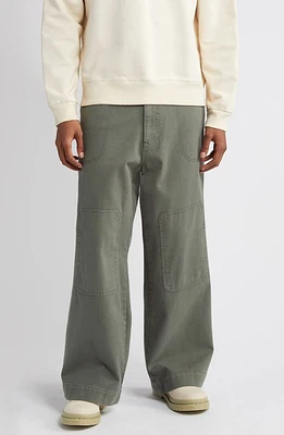 Elwood Bubble Twill Wide Leg Pants Marine at Nordstrom,