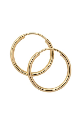 MADE BY MARY Live In Hoop Earrings in Gold at Nordstrom