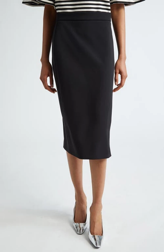 Max Mara Lubiana Pencil Skirt Black at Nordstrom,