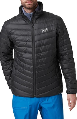 Helly Hansen Verglas Down & PrimaLoft Insulated Puffer Coat in Black at Nordstrom, Size Xx-Large