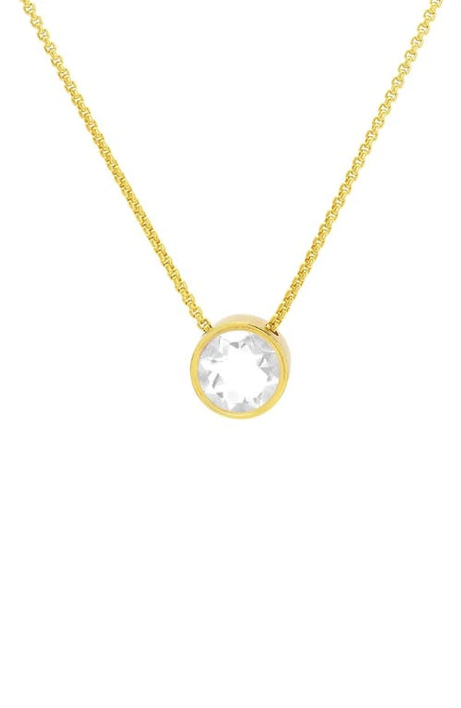 Dean Davidson Signature Pendant Necklace in Crystal Quartz/Gold at Nordstrom