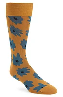 Paul Smith Floral Print Crew Socks in Tan at Nordstrom