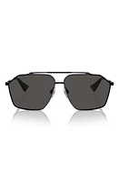 Dolce & Gabbana 61mm Pilot Sunglasses in Black at Nordstrom