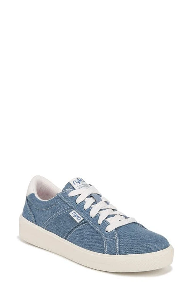 Rykä Viv Classic Low Top Sneaker in Blue Denim at Nordstrom, Size 5.5