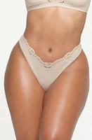 SKIMS Fits Everybody Lace Dipped Thong at Nordstrom,